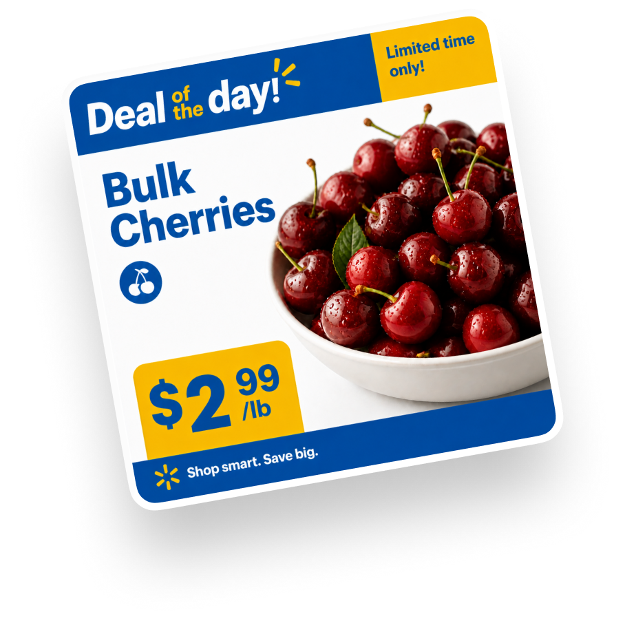 deal browsing card cherries